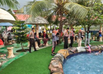 Polres Maros Tingkatkan Pengamanan di Lokasi Wisata Pasca Lonjakan Pengunjung