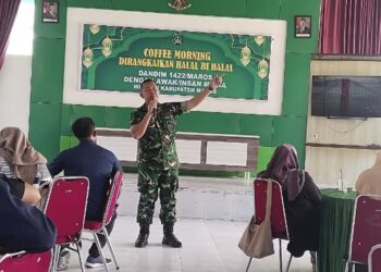 Dandim Maros Gelar Coffee Morning, Perkuat Sinergi TNI dan Insan Pers