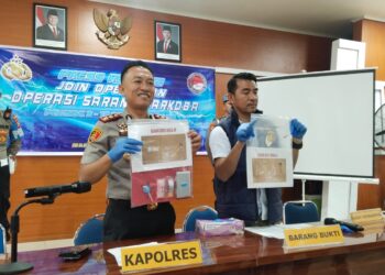 Polres Maros Ungkap 14 Kasus Narkoba, Sita 100 Gram Sabu dan 54 Botol Cairan Sintetis